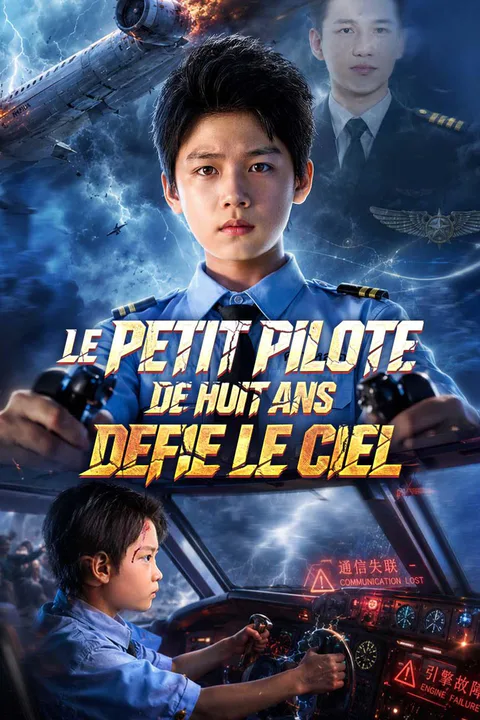 Affiche du Petit Pilote de Huit Ans Défie le Ciel