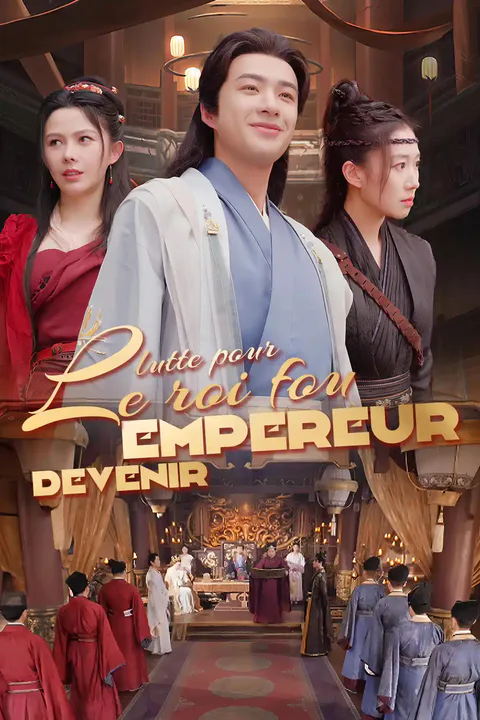 Affiche du roi fou lutte pour devenir empereur
