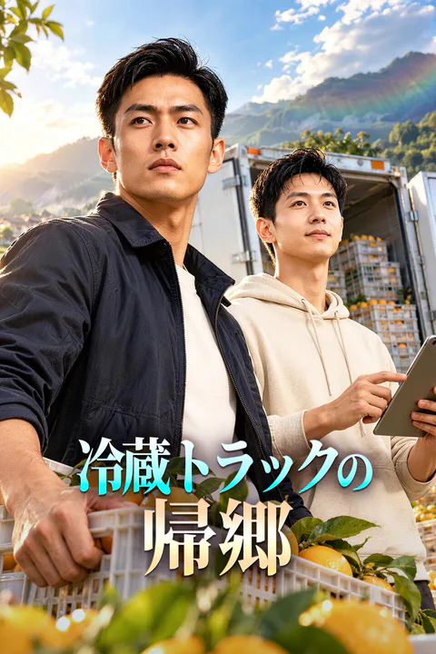 冷蔵トラックの帰郷のポスター