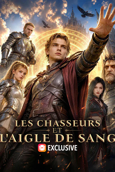 Affiche des chasseurs et l'aigle de sang