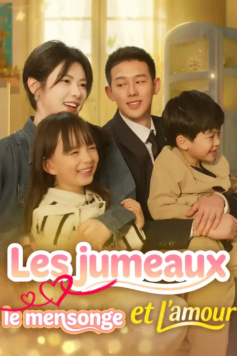 Affiche des jumeaux, le mensonge et l'amour