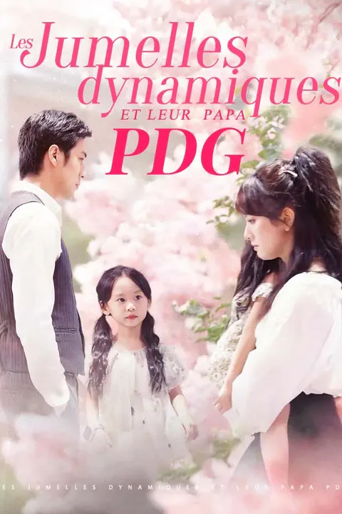 Affiche des jumelles dynamiques et leur papa PDG