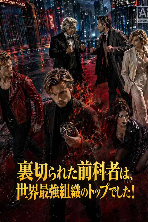 裏切られた前科者は、世界最強組織のトップでした！のポスター