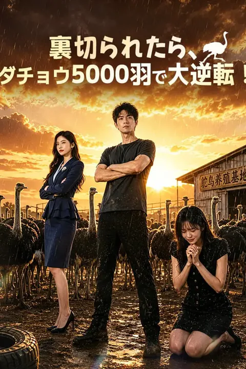 裏切られたら、ダチョウ5000羽で大逆転！のポスター