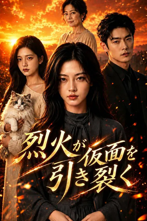 烈火が仮面を引き裂くのポスター