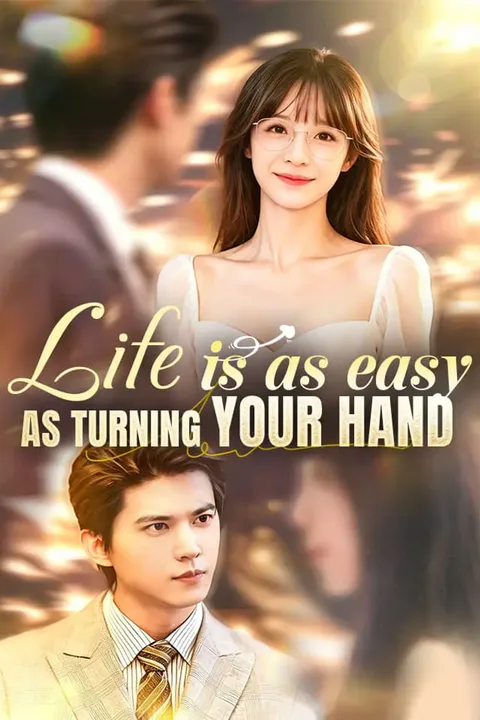 Life is as easy as turning your hand poster
