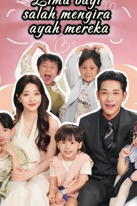 Poster Lima bayi salah mengira ayah mereka