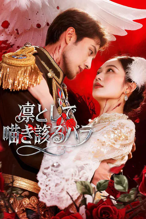 凛として咲き誇るバラのポスター