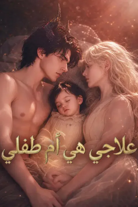 ملصق علاجي هي أم طفلي