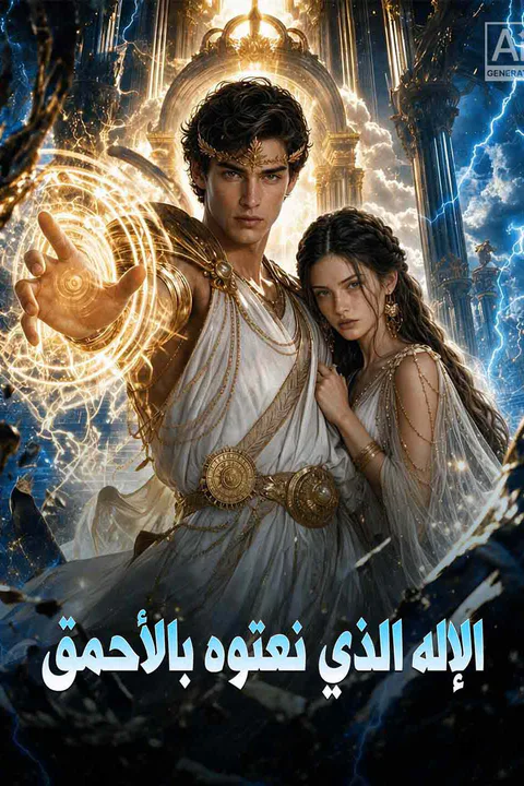 ملصق الإله الذي نعتوه بالأحمق