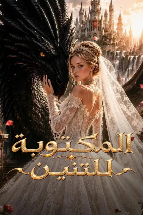 ملصق المكتوبة للتنين