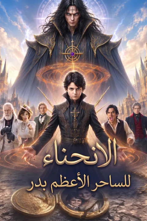 ملصق الانحناء للساحر الأعظم بدر