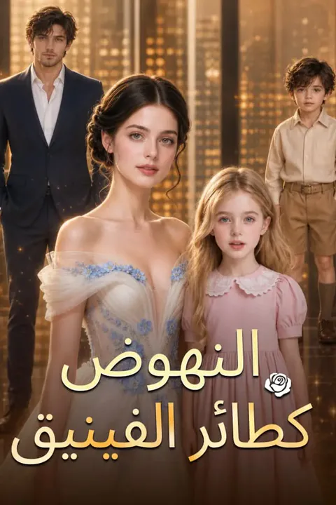 ملصق النهوض كطائر الفينيق