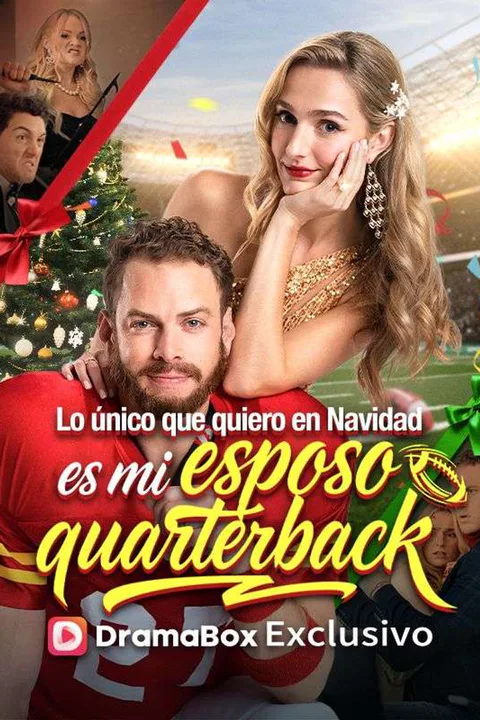 Póster de Lo único que quiero en Navidad es mi esposo quarterback