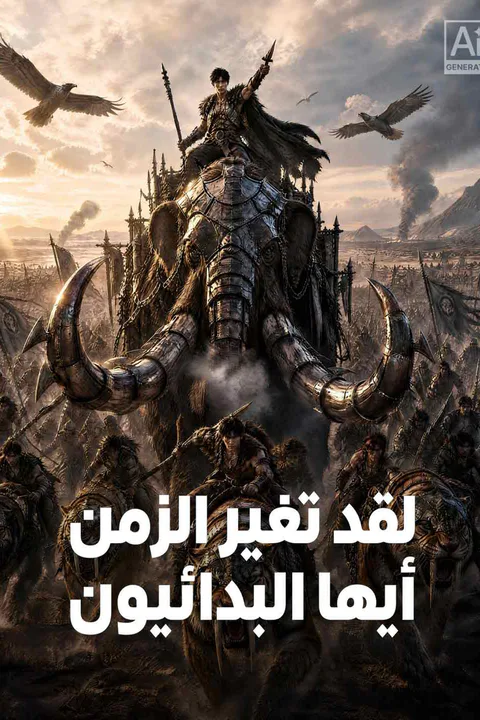 ملصق لقد تغير الزمن أيها البدائيون