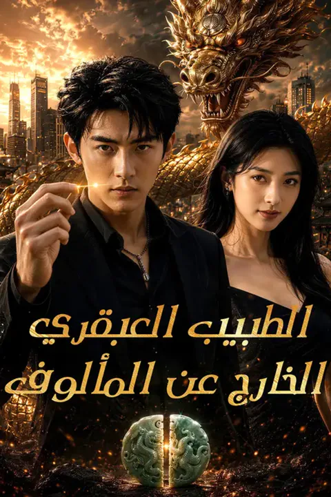 ملصق الطبيب العبقري الخارج عن المألوف