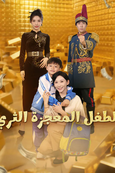 ملصق الطفل المعجزة الثري