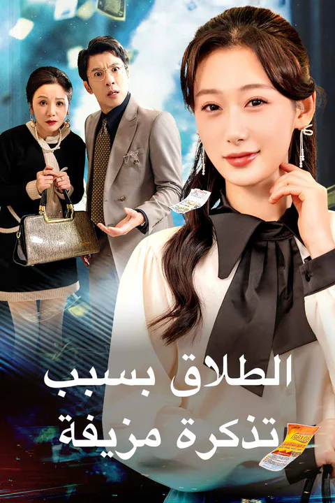 ملصق الطلاق بسبب تذكرة مزيفة