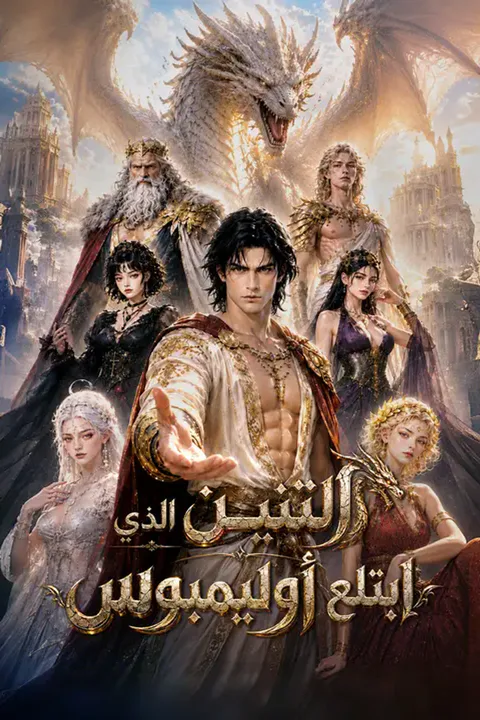 ملصق التنين الذي ابتلع أوليمبوس