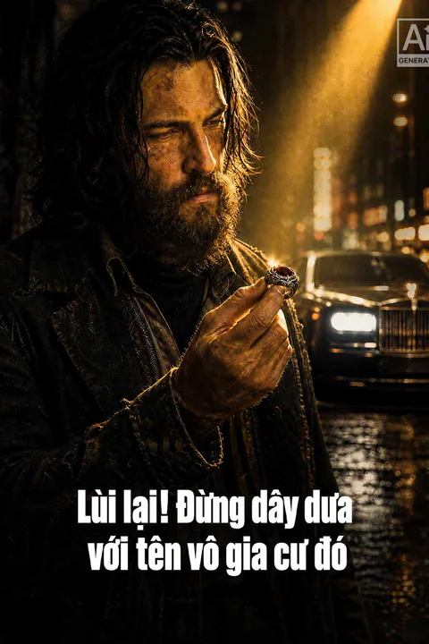 Poster Lùi lại! Đừng dây dưa với tên vô gia cư đó