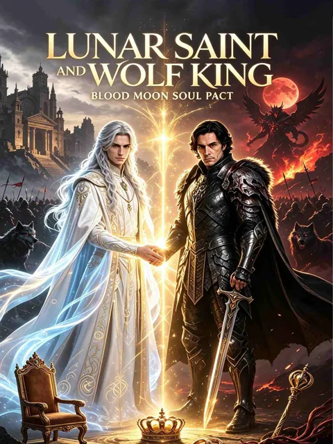 LUNAR SAINT AND WOLF KING poster