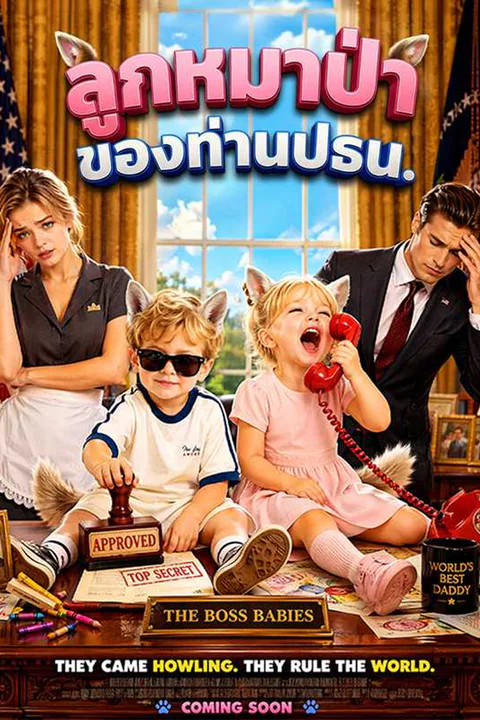 โปสเตอร์ ลูกหมาป่าของท่านปธน.
