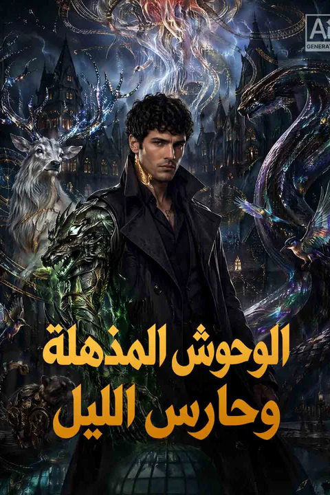 ملصق الوحوش المذهلة وحارس الليل