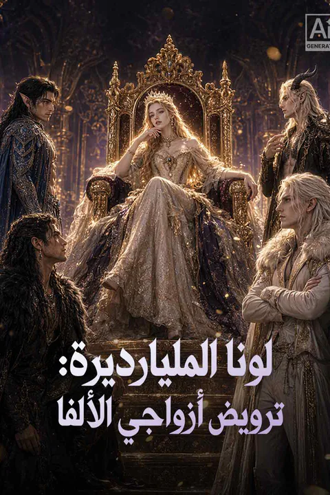 ملصق لونا المليارديرة: ترويض أزواجي الألفا