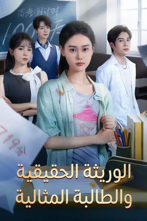 ملصق الوريثة الحقيقية والطالبة المثالية