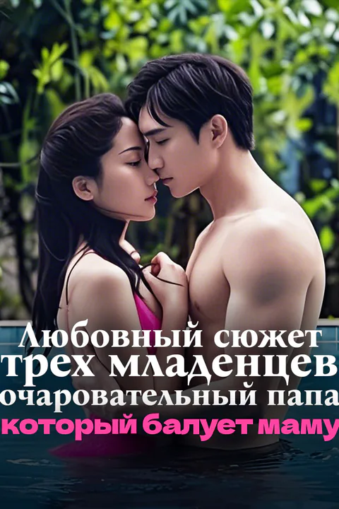Постер «Любовный сюжет трех младенцев, очаровательный папа, который балует маму»