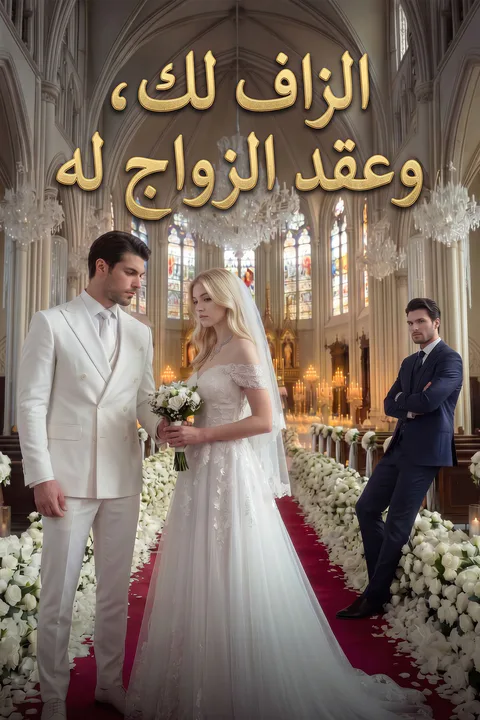 ملصق الزفاف لك، وعقد الزواج له
