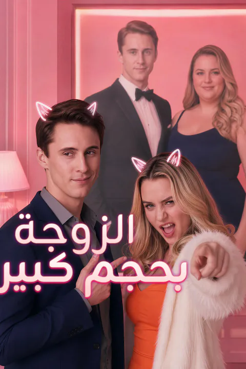 ملصق الزوجة بحجم كبير