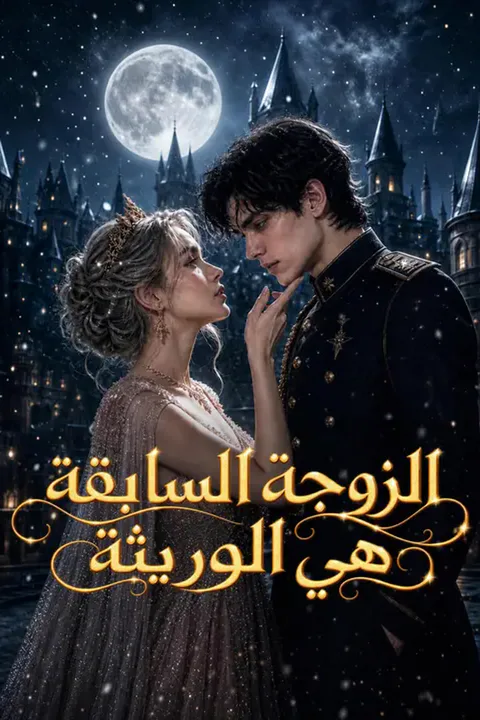 ملصق الزوجة السابقة هي الوريثة