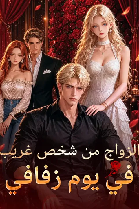 ملصق الزواج من شخص غريب في يوم زفافي