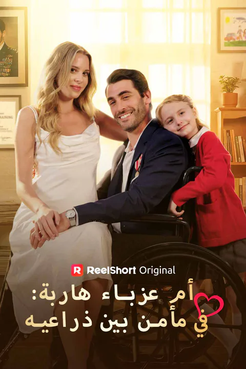 ملصق أم عزباء هاربة: في مأمن بين ذراعيه