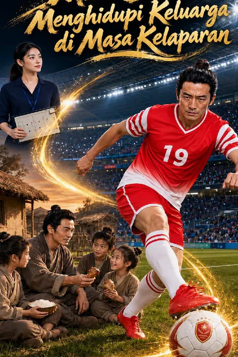 Poster Main Bola Menghidupi Keluarga di Masa Kelaparan