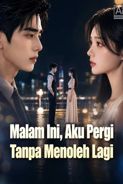 Poster Malam Ini, Aku Pergi Tanpa Menoleh Lagi