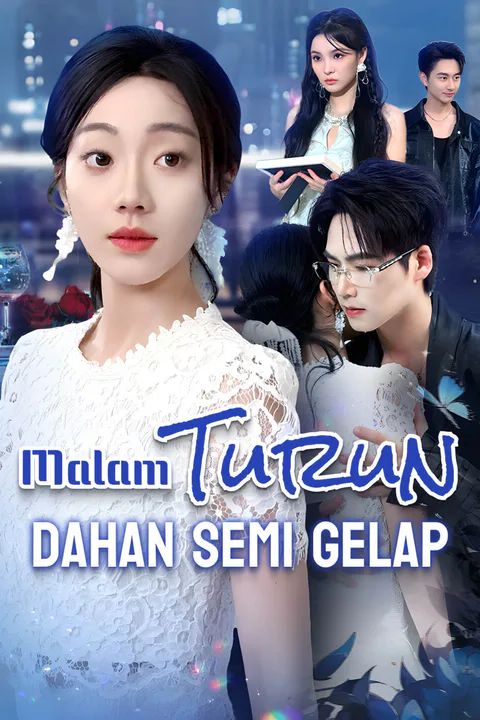 Poster Malam Turun, Dahan Semi Gelap-1