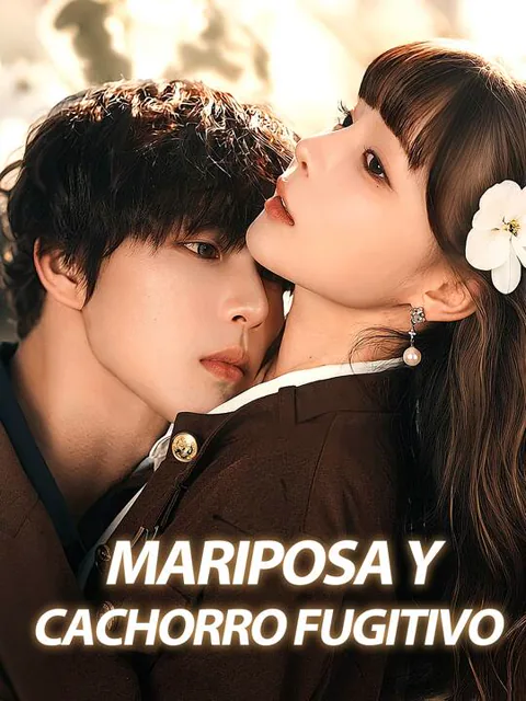 Póster de Mariposa y Cachorro Fugitivo