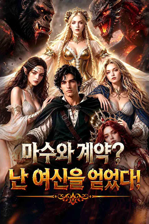 마수와 계약? 난 여신을 얻었다 포스터