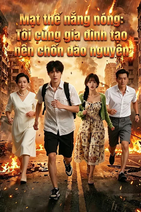 Poster Mạt thế nắng nóng: Tôi cùng gia đình tạo nên chốn đào nguyên