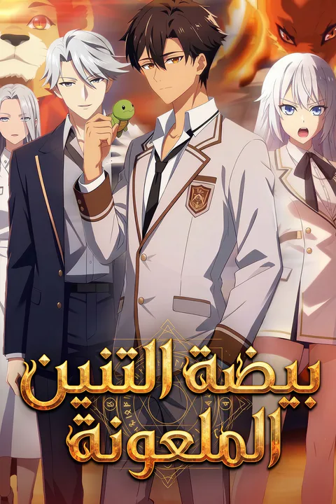 ملصق بيضة التنين الملعونة
