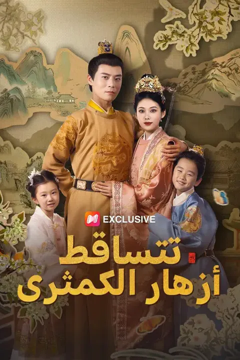 ملصق حين تتساقط أزهار الكمثرى