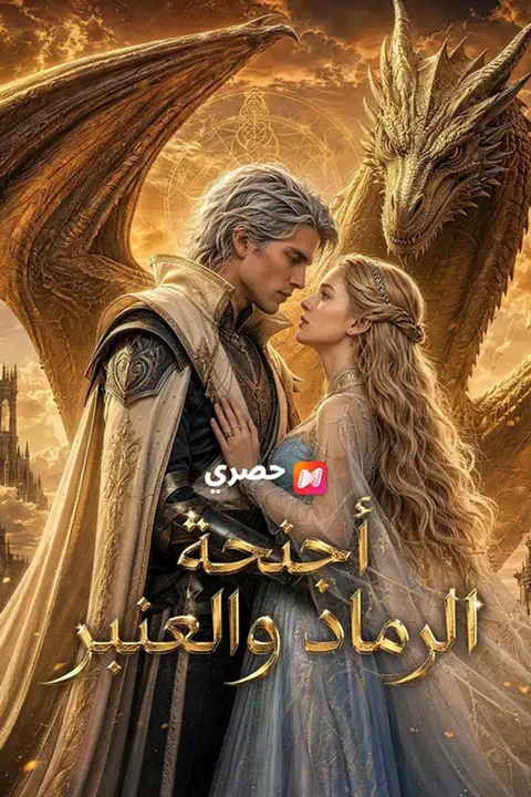 ملصق أجنحة الرماد والعنبر