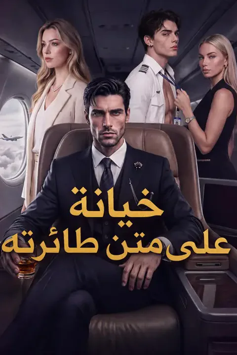 ملصق خيانة على متن طائرته