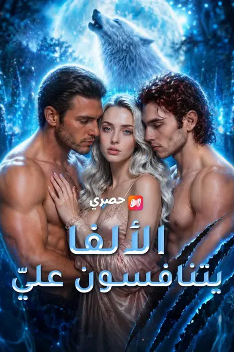 ملصق الألفا يتنافسون عليّ