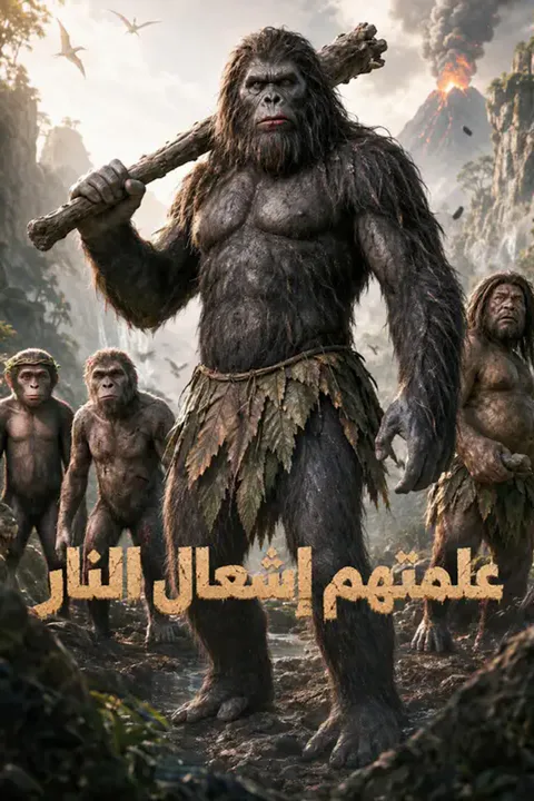 ملصق علمتهم إشعال النار