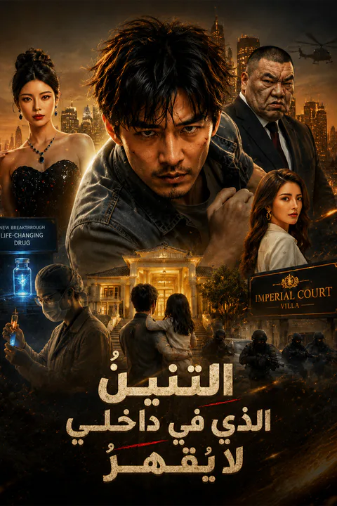 ملصق التنينُ الذي في داخلي لا يُقهرُ