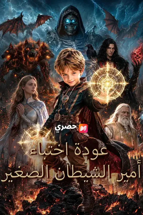 ملصق عودة اختباء أمير الشيطان الصغير (مدبلج)