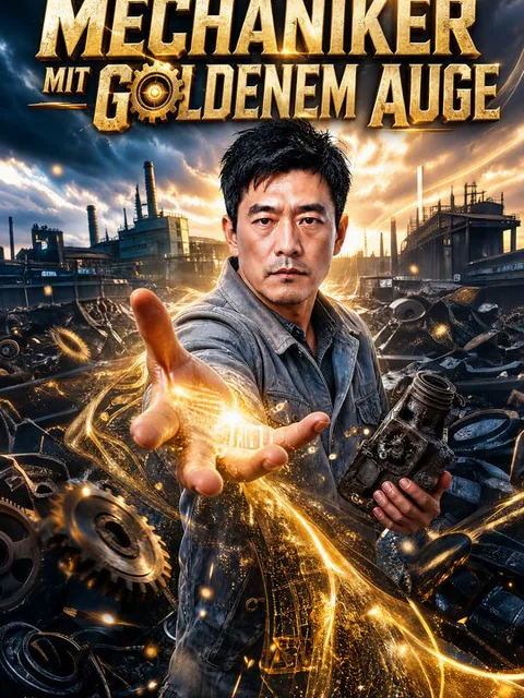 Poster von Mechaniker mit Goldenem Auge